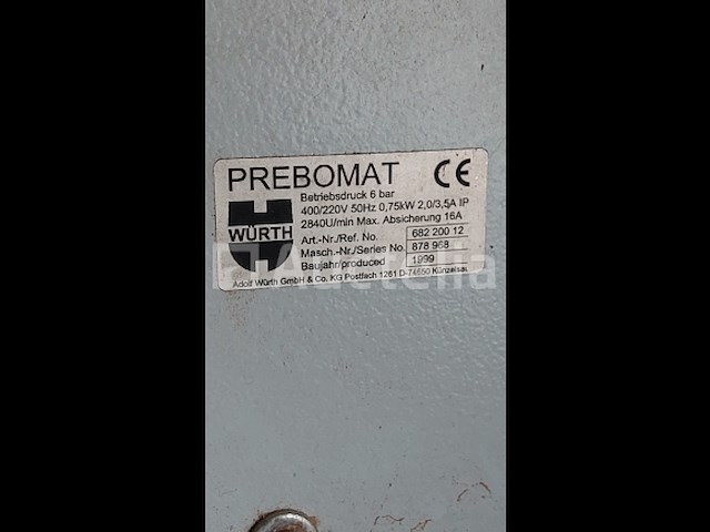 Wurth prebomat variabel boormachine - afbeelding 2 van  7