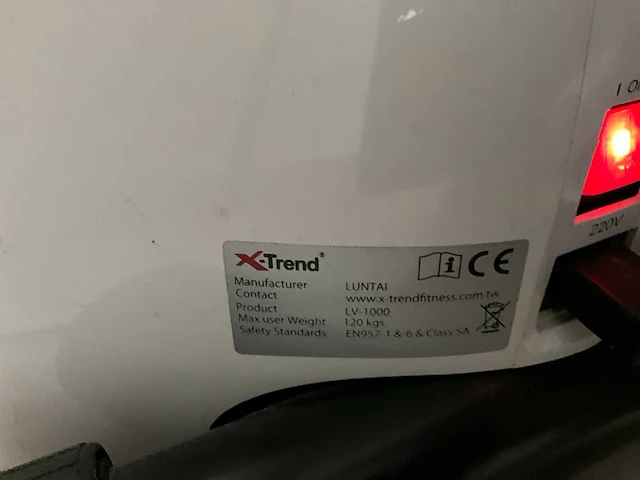 X-trend lv-1000 trilplaat 120kg - afbeelding 3 van  11