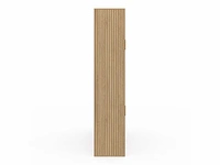 (x2) boekenkast - latteneffect 11 vakken 143cm - afbeelding 6 van  8