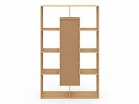 (x2) boekenkast - latteneffect 11 vakken 143cm - afbeelding 7 van  8