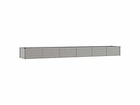 (x2) roestige tuin verhoogde bak 480x80x45 cm cortenstaal - afbeelding 3 van  7