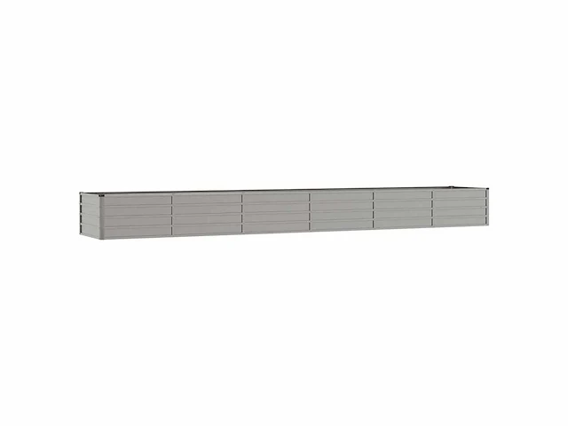 (x2) roestige tuin verhoogde bak 480x80x45 cm cortenstaal - afbeelding 3 van  7