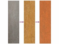 (x2) roestige tuin verhoogde bak 480x80x45 cm cortenstaal - afbeelding 5 van  7