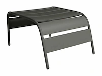 (x4) stapelbare metalen tuinfauteuil - antracietgrijs + (x1) voetensteun - afbeelding 5 van  6