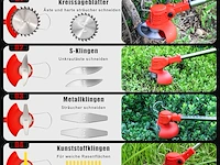 Xbzzgmg accu-grastrimmer met accu - afbeelding 2 van  3