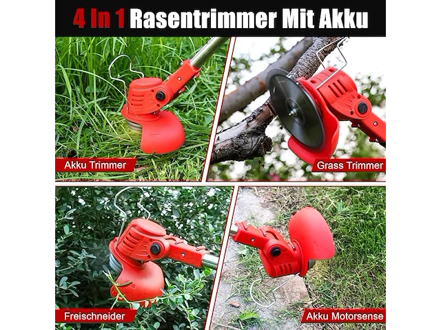 Xbzzgmg accu-grastrimmer - afbeelding 3 van  4