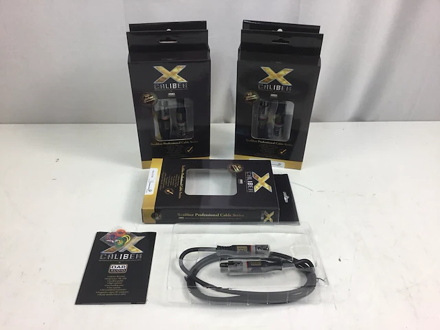 Xcaliber xgl12150 xlr 3p signaalkabel 1,5m microfoonkabel (5x) - afbeelding 1 van  3