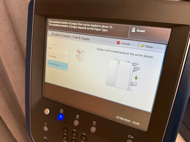 Xerox colour c60 multifunctionele productieprinter + afwerkeenheid - afbeelding 11 van  33