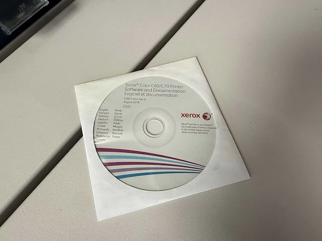 Xerox colour c60 multifunctionele productieprinter + afwerkeenheid - afbeelding 19 van  33