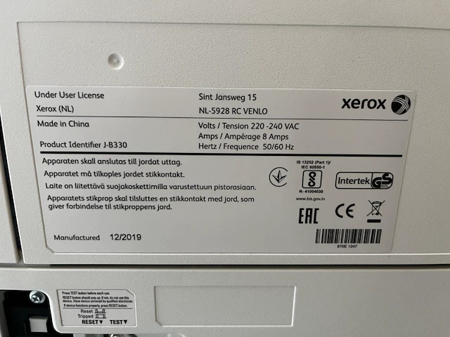Xerox j-b330 printer - afbeelding 8 van  13