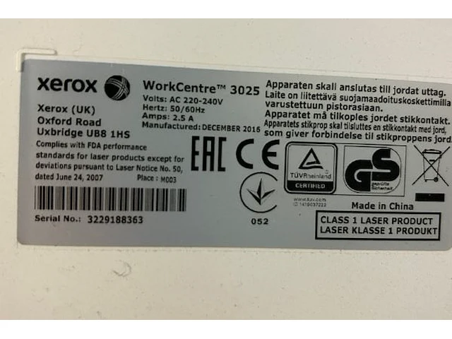 Xerox printer - afbeelding 6 van  6