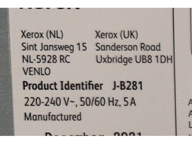 Xerox printer - afbeelding 5 van  5