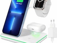 Ximu 3-in-1 draadloze oplader - afbeelding 1 van  3