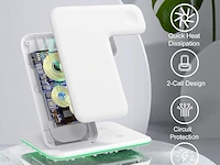 Ximu 3-in-1 draadloze oplader - afbeelding 2 van  3