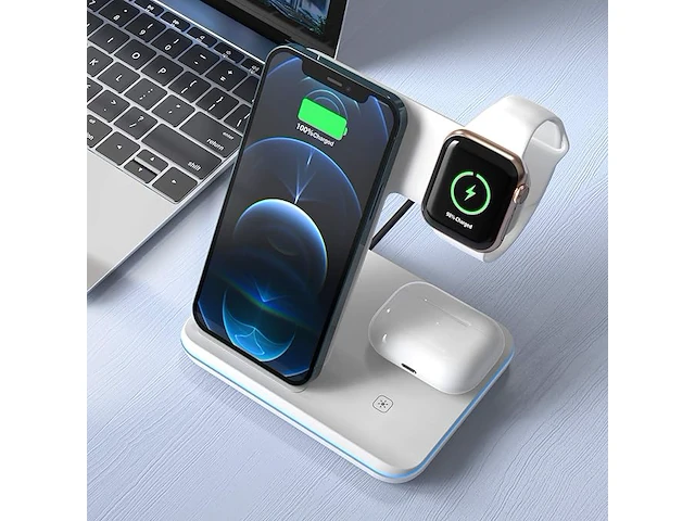 Ximu 3-in-1 draadloze oplader - afbeelding 3 van  3