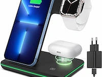 Ximu draadloze oplader 3-in-1 - afbeelding 1 van  5