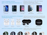 Ximu draadloze oplader 3-in-1 - afbeelding 3 van  5