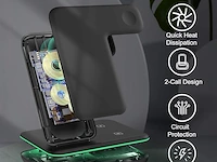 Ximu draadloze oplader 3-in-1 - afbeelding 4 van  5