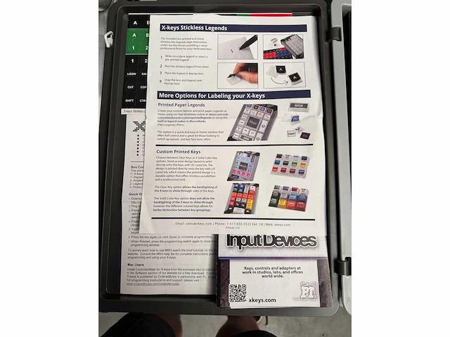Xkeys - xk80 - x keys professioneel toetsenbord voor shows - afbeelding 2 van  3