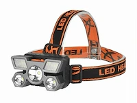 Xpe 5 ledhoofdlamp oplaadbaar via usb - afbeelding 2 van  6