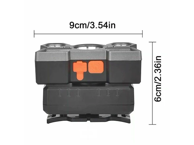 Xpe 5 ledhoofdlamp oplaadbaar via usb - afbeelding 3 van  6