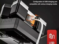 Xpe 5 ledhoofdlamp oplaadbaar via usb - afbeelding 5 van  6