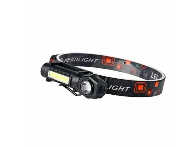 Xpe kx-212 dubbele ledhoofdlamp oplaadbaar via usb - afbeelding 1 van  2