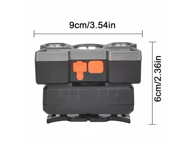 Xpe ledhoofdlamp 5 felle leds - afbeelding 3 van  6