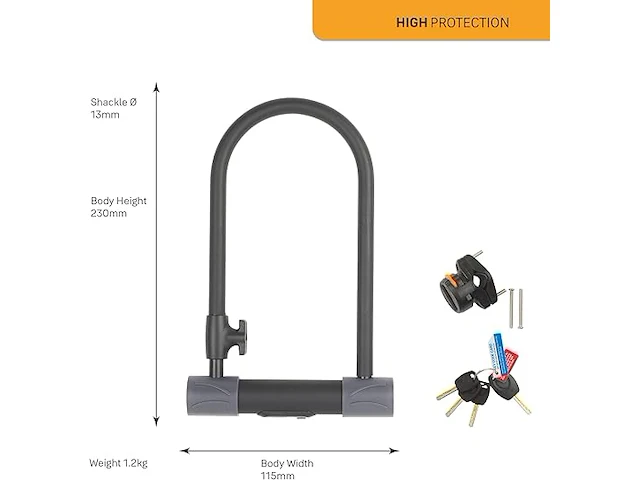 Yale fietsslot yul2/13/230/1 - afbeelding 2 van  7