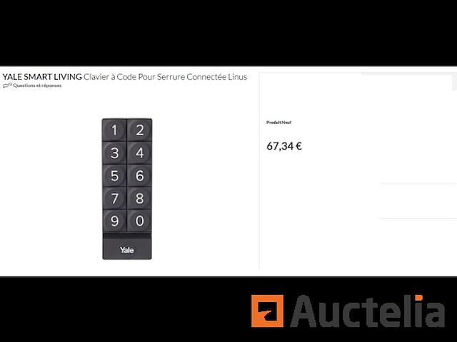 Yale smart lock code toetsenbord - afbeelding 1 van  1