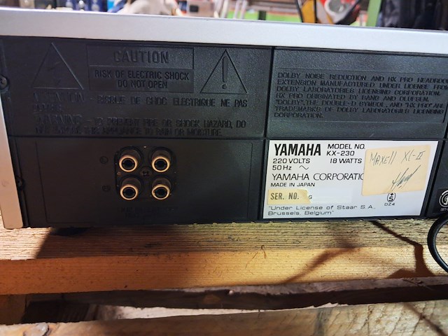 Yamaha cassettedek perfecte staat - afbeelding 4 van  4