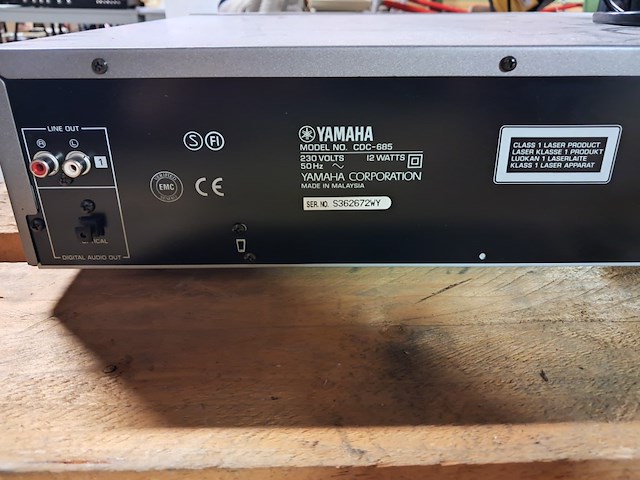 Yamaha cd speler perfecte staat voor 5 cd's - afbeelding 5 van  5