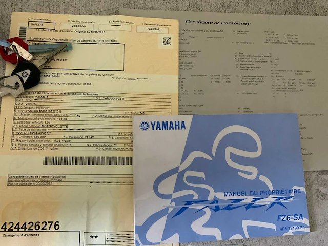 Yamaha fazer fz6-s motorfiets - afbeelding 11 van  19