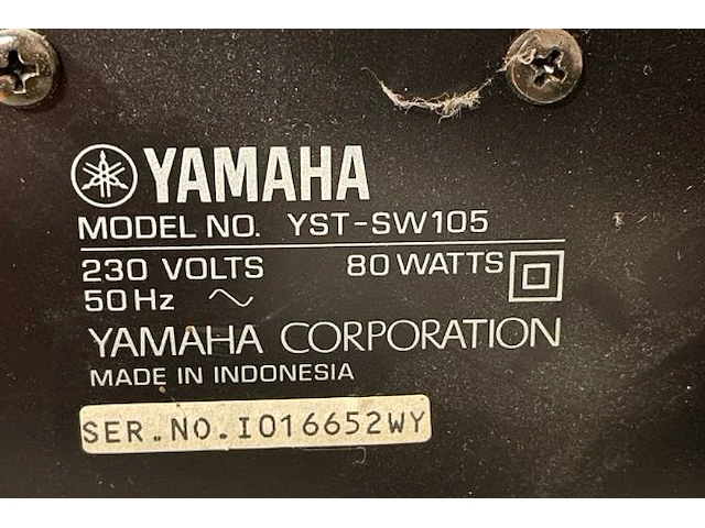 Yamaha subwoofer - afbeelding 4 van  4