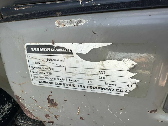 Yanmar - 2011 - vio80 - midigraafmachine - afbeelding 35 van  42