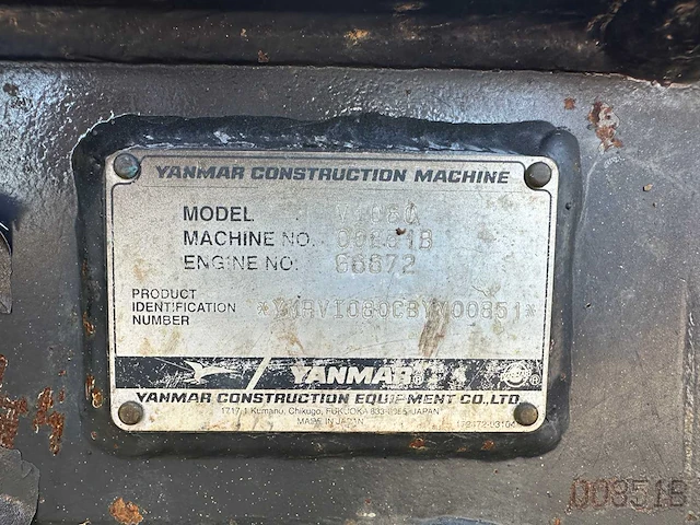 Yanmar - 2011 - vio80 - midigraafmachine - afbeelding 36 van  42