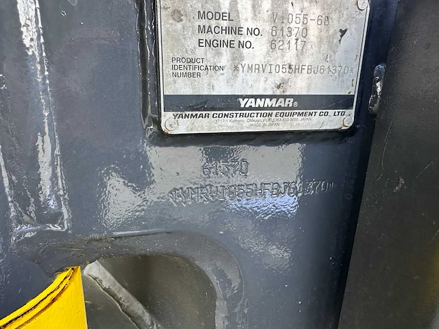 Yanmar - 2015 - vio55-6b - midigraafmachine - afbeelding 39 van  44