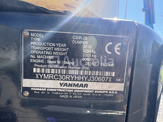 Yanmar c30r-2b - afbeelding 5 van  15