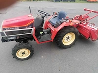 Yanmar f145dt vierwielaangedreven minitractor met grondfrees - afbeelding 1 van  15