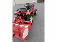 Yanmar f145dt vierwielaangedreven minitractor met grondfrees - afbeelding 10 van  15