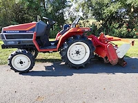 Yanmar f155 vierwielaangedreven minitractor met grondfrees - afbeelding 1 van  18