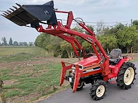 Yanmar f175 vierwielaangedreven minitractor met frontlader - afbeelding 17 van  21