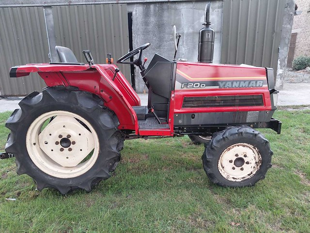 Yanmar f20 vierwielaangedreven minitractor - afbeelding 7 van  13