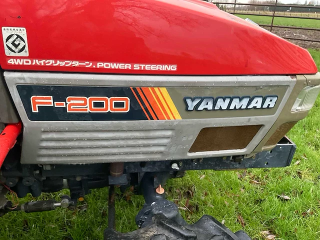 Yanmar f200d minitractor - afbeelding 8 van  10