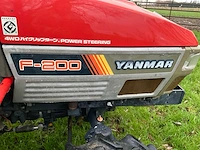 Yanmar f200d minitractor - afbeelding 8 van  10