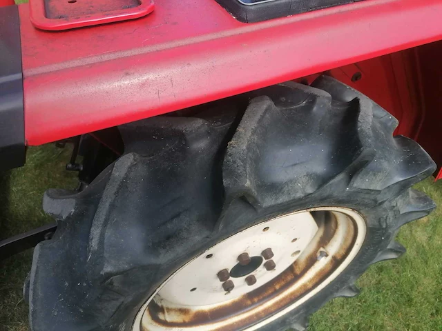Yanmar fx20d vierwielaangedreven minitractor met kipbak - afbeelding 3 van  16