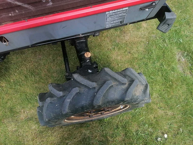 Yanmar fx20d vierwielaangedreven minitractor met kipbak - afbeelding 4 van  16