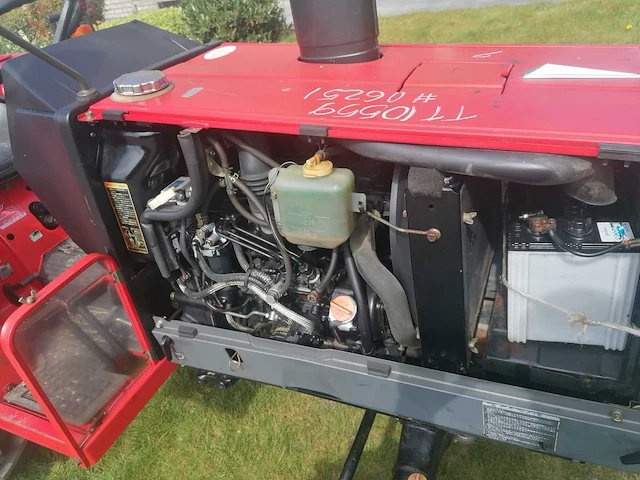 Yanmar fx20d vierwielaangedreven minitractor met kipbak - afbeelding 15 van  16