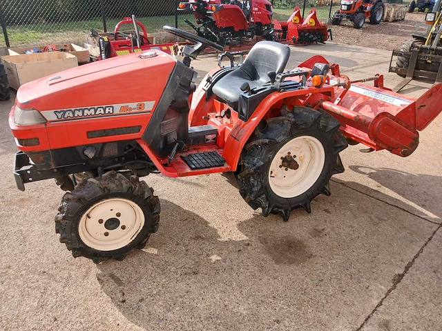 Yanmar ke-3 4x4 minitractor met frees 1,20m - afbeelding 3 van  6