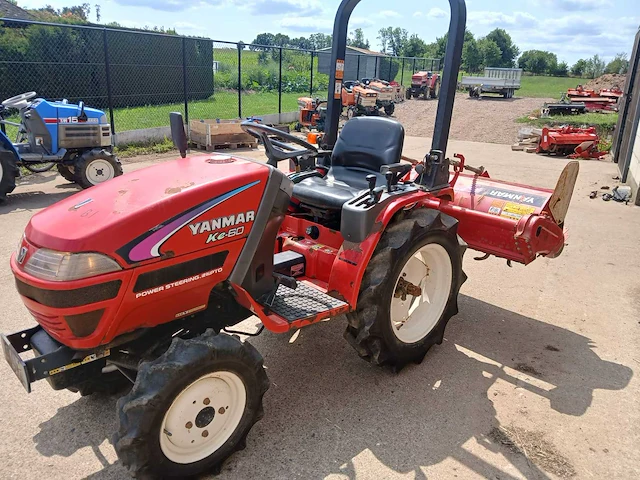 Yanmar ke-60 minitractor 4wd met frees - afbeelding 1 van  7